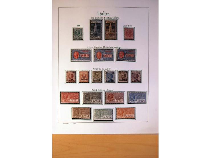 1861/1975, gestempelte, ungebrauchte und postfrische Sammlung mit vielen besseren Werten, dabei Mi.-Nr. 7, 153-56, 373-84, 38