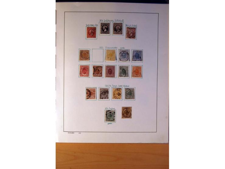 1852/1972, gestempelte und ungebrauchte/postfrische Sammlung mit vielen besseren Werten, dabei Mi.-Nr. 7-8, 10-11, 12-15, 56 