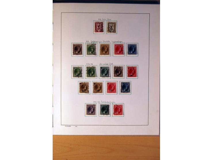 1852/1972, gestempelte und ungebrauchte/postfrische Sammlung mit vielen besseren Werten, dabei Mi.-Nr. 7-8, 10-11, 12-15, 56 
