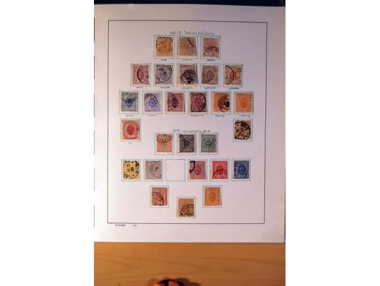 1852/1972, gestempelte und ungebrauchte/postfrische Sammlung mit vielen besseren Werten, dabei Mi.-Nr. 7-8, 10-11, 12-15, 56 