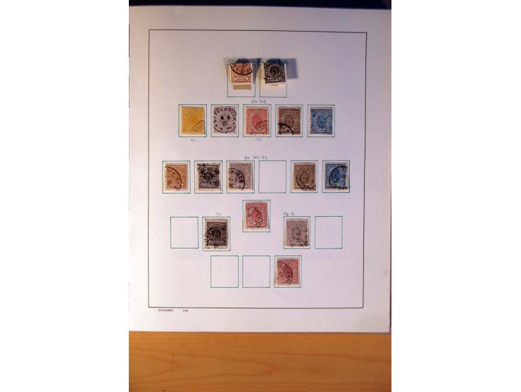 1852/1972, gestempelte und ungebrauchte/postfrische Sammlung mit vielen besseren Werten, dabei Mi.-Nr. 7-8, 10-11, 12-15, 56 
