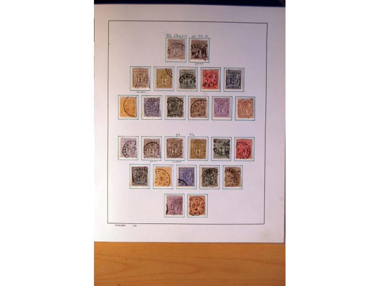 1852/1972, gestempelte und ungebrauchte/postfrische Sammlung mit vielen besseren Werten, dabei Mi.-Nr. 7-8, 10-11, 12-15, 56 