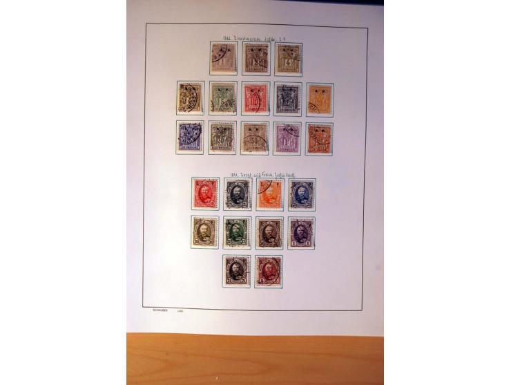 1852/1972, gestempelte und ungebrauchte/postfrische Sammlung mit vielen besseren Werten, dabei Mi.-Nr. 7-8, 10-11, 12-15, 56 