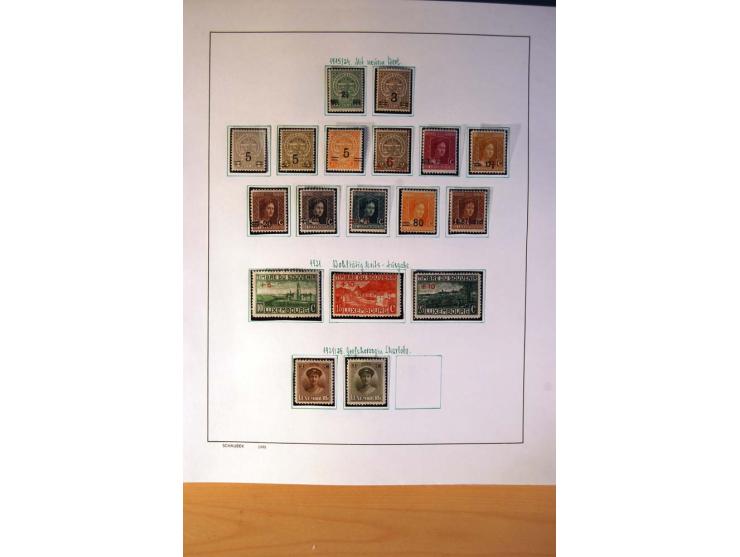 1852/1972, gestempelte und ungebrauchte/postfrische Sammlung mit vielen besseren Werten, dabei Mi.-Nr. 7-8, 10-11, 12-15, 56 