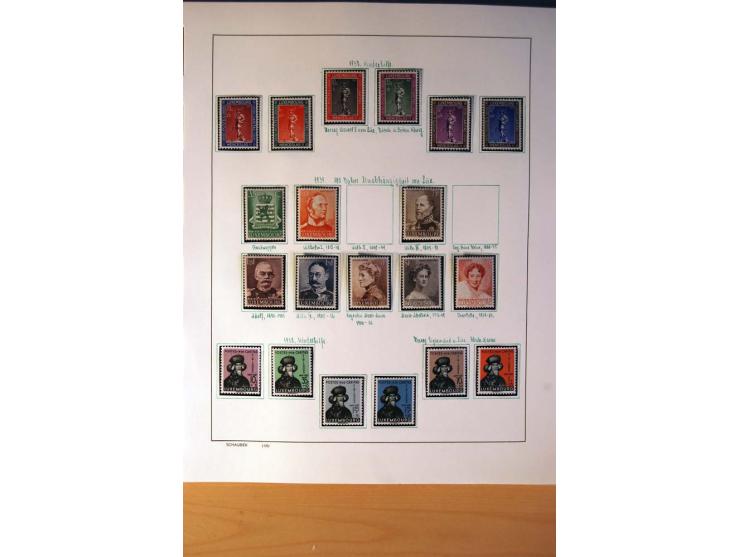 1852/1972, gestempelte und ungebrauchte/postfrische Sammlung mit vielen besseren Werten, dabei Mi.-Nr. 7-8, 10-11, 12-15, 56 