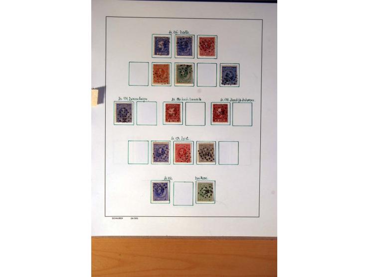 1852/1977, vorwiegend gestempelte Sammlung mit vielen besseren Werten, dabei Mi.-Nr. 1-3, 4-6, 7-12, 66, 81-92, 99,100 und 12
