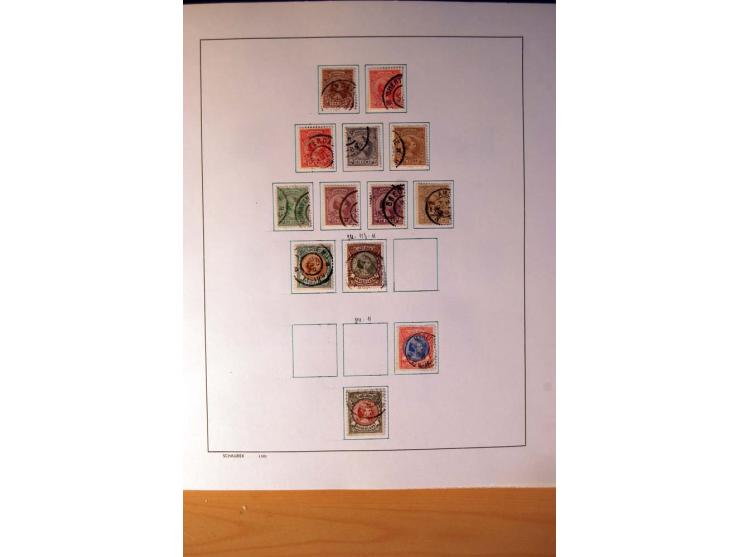 1852/1977, vorwiegend gestempelte Sammlung mit vielen besseren Werten, dabei Mi.-Nr. 1-3, 4-6, 7-12, 66, 81-92, 99,100 und 12