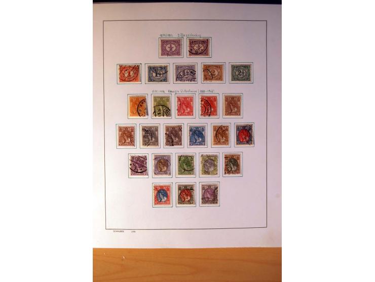 1852/1977, vorwiegend gestempelte Sammlung mit vielen besseren Werten, dabei Mi.-Nr. 1-3, 4-6, 7-12, 66, 81-92, 99,100 und 12