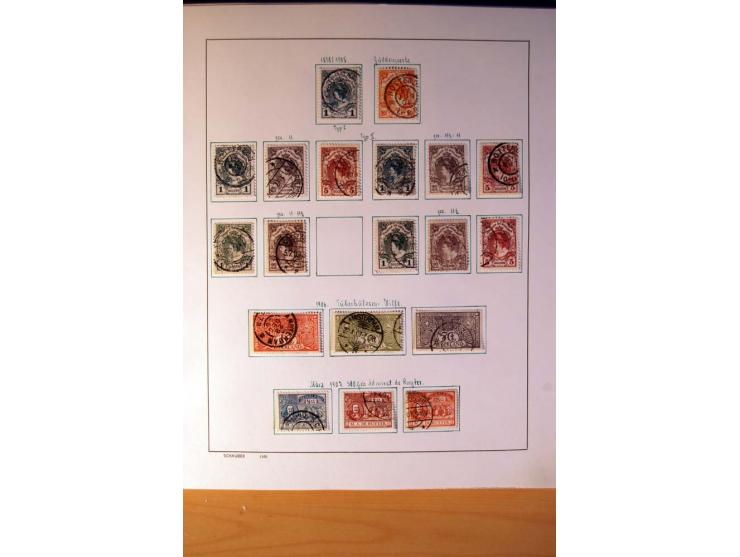 1852/1977, vorwiegend gestempelte Sammlung mit vielen besseren Werten, dabei Mi.-Nr. 1-3, 4-6, 7-12, 66, 81-92, 99,100 und 12