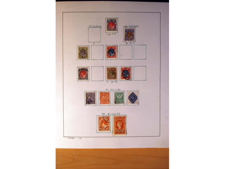 1852/1977, vorwiegend gestempelte Sammlung mit vielen besseren Werten, dabei Mi.-Nr. 1-3, 4-6, 7-12, 66, 81-92, 99,100 und 12