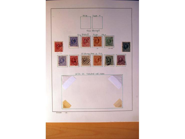1852/1977, vorwiegend gestempelte Sammlung mit vielen besseren Werten, dabei Mi.-Nr. 1-3, 4-6, 7-12, 66, 81-92, 99,100 und 12