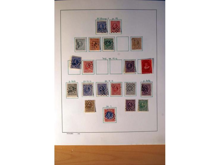 1852/1977, vorwiegend gestempelte Sammlung mit vielen besseren Werten, dabei Mi.-Nr. 1-3, 4-6, 7-12, 66, 81-92, 99,100 und 12
