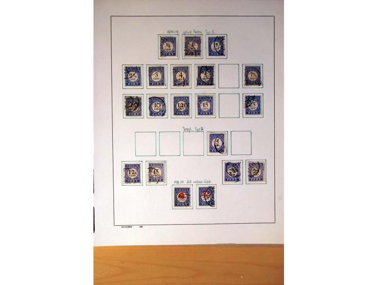 1852/1977, vorwiegend gestempelte Sammlung mit vielen besseren Werten, dabei Mi.-Nr. 1-3, 4-6, 7-12, 66, 81-92, 99,100 und 12