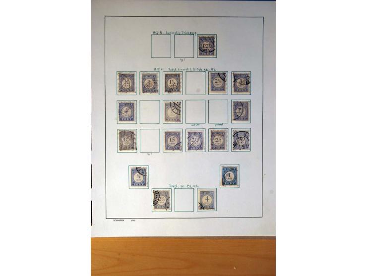 1852/1977, vorwiegend gestempelte Sammlung mit vielen besseren Werten, dabei Mi.-Nr. 1-3, 4-6, 7-12, 66, 81-92, 99,100 und 12