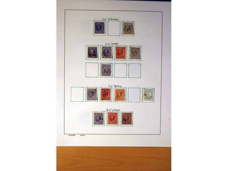 1852/1977, vorwiegend gestempelte Sammlung mit vielen besseren Werten, dabei Mi.-Nr. 1-3, 4-6, 7-12, 66, 81-92, 99,100 und 12