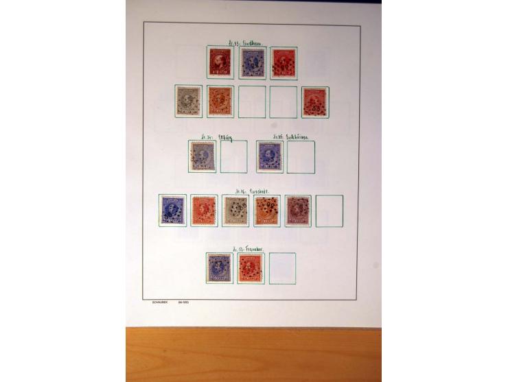 1852/1977, vorwiegend gestempelte Sammlung mit vielen besseren Werten, dabei Mi.-Nr. 1-3, 4-6, 7-12, 66, 81-92, 99,100 und 12
