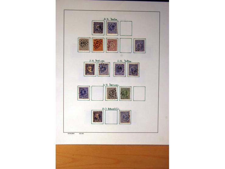 1852/1977, vorwiegend gestempelte Sammlung mit vielen besseren Werten, dabei Mi.-Nr. 1-3, 4-6, 7-12, 66, 81-92, 99,100 und 12