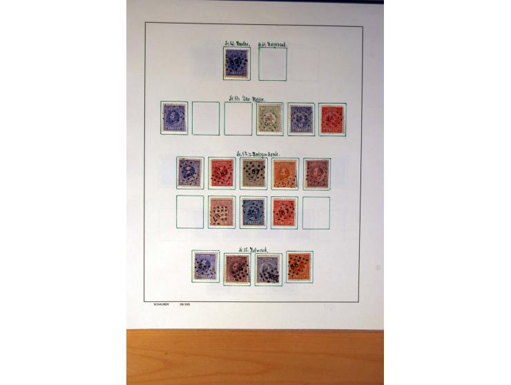 1852/1977, vorwiegend gestempelte Sammlung mit vielen besseren Werten, dabei Mi.-Nr. 1-3, 4-6, 7-12, 66, 81-92, 99,100 und 12