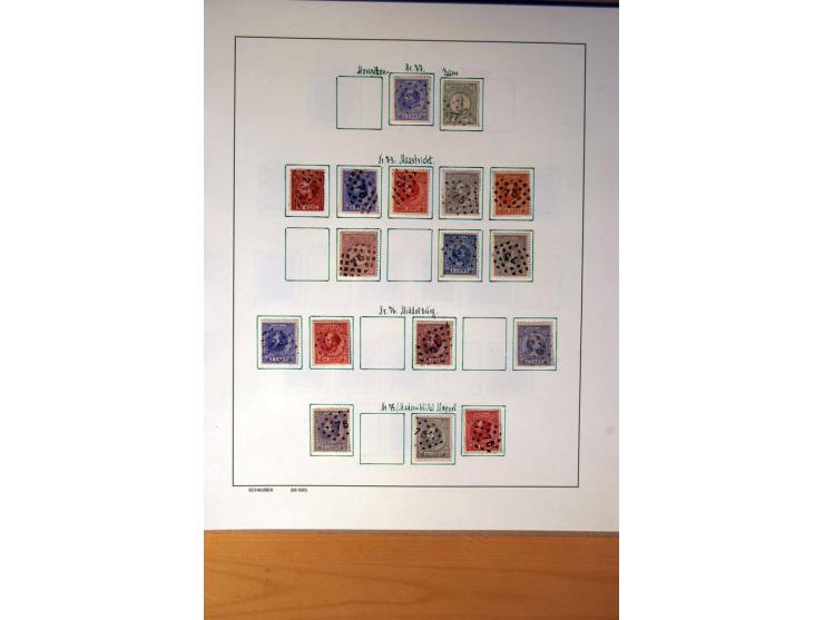1852/1977, vorwiegend gestempelte Sammlung mit vielen besseren Werten, dabei Mi.-Nr. 1-3, 4-6, 7-12, 66, 81-92, 99,100 und 12
