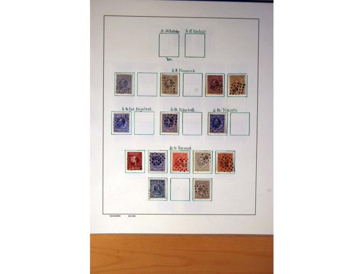 1852/1977, vorwiegend gestempelte Sammlung mit vielen besseren Werten, dabei Mi.-Nr. 1-3, 4-6, 7-12, 66, 81-92, 99,100 und 12