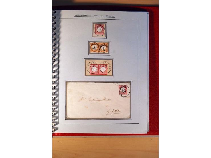 1872/75, BRUSTSCHILDE, ungebrauchter, teils postfrischer und gestempelter umfangreicher Sammlungsbestand, aufgelockert durch 