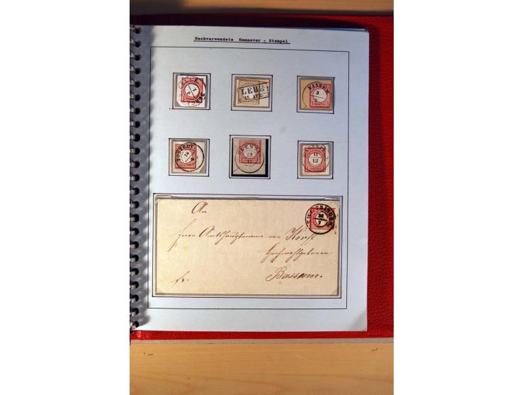1872/75, BRUSTSCHILDE, ungebrauchter, teils postfrischer und gestempelter umfangreicher Sammlungsbestand, aufgelockert durch 