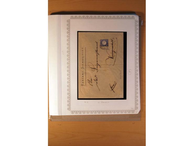 1872/75, BRUSTSCHILDE, ungebrauchter, teils postfrischer und gestempelter umfangreicher Sammlungsbestand, aufgelockert durch 