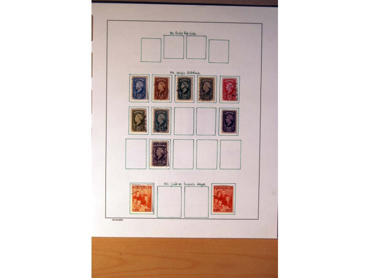 1873/1975, ungebrauchte, postfrische und gestempelte Sammlung, teils in beiden Erhaltungen mit einigen besseren im Schaubek-A