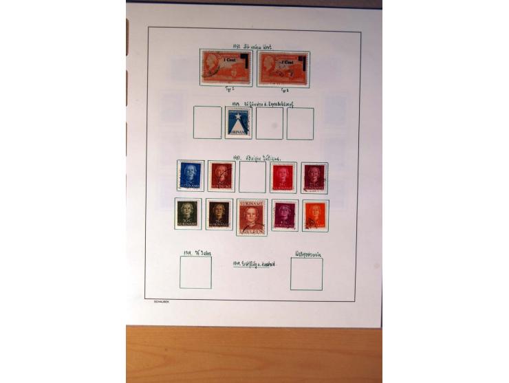 1873/1975, ungebrauchte, postfrische und gestempelte Sammlung, teils in beiden Erhaltungen mit einigen besseren im Schaubek-A