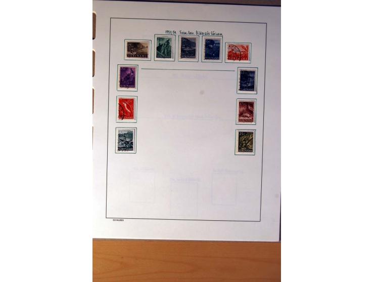 1873/1975, ungebrauchte, postfrische und gestempelte Sammlung, teils in beiden Erhaltungen mit einigen besseren im Schaubek-A
