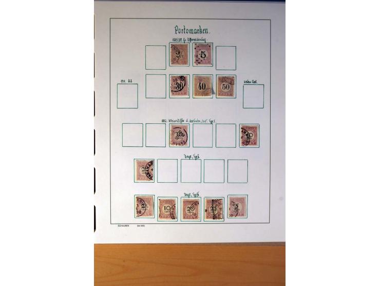 1873/1975, ungebrauchte, postfrische und gestempelte Sammlung, teils in beiden Erhaltungen mit einigen besseren im Schaubek-A