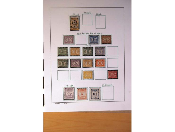 1873/1975, ungebrauchte, postfrische und gestempelte Sammlung, teils in beiden Erhaltungen mit einigen besseren im Schaubek-A