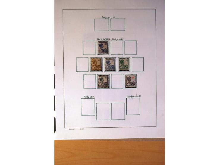 1873/1975, ungebrauchte, postfrische und gestempelte Sammlung, teils in beiden Erhaltungen mit einigen besseren im Schaubek-A
