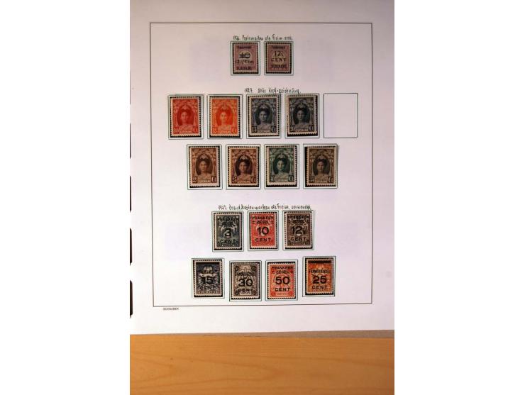 1873/1975, ungebrauchte, postfrische und gestempelte Sammlung, teils in beiden Erhaltungen mit einigen besseren im Schaubek-A