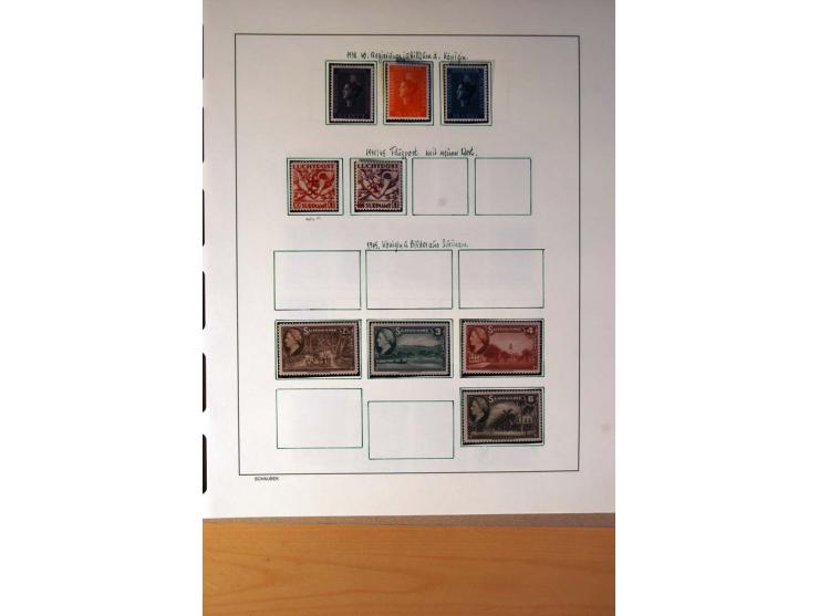 1873/1975, ungebrauchte, postfrische und gestempelte Sammlung, teils in beiden Erhaltungen mit einigen besseren im Schaubek-A