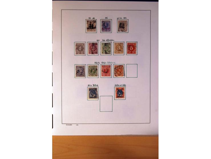 1873/1975, ungebrauchte, postfrische und gestempelte Sammlung, teils in beiden Erhaltungen mit einigen besseren im Schaubek-A