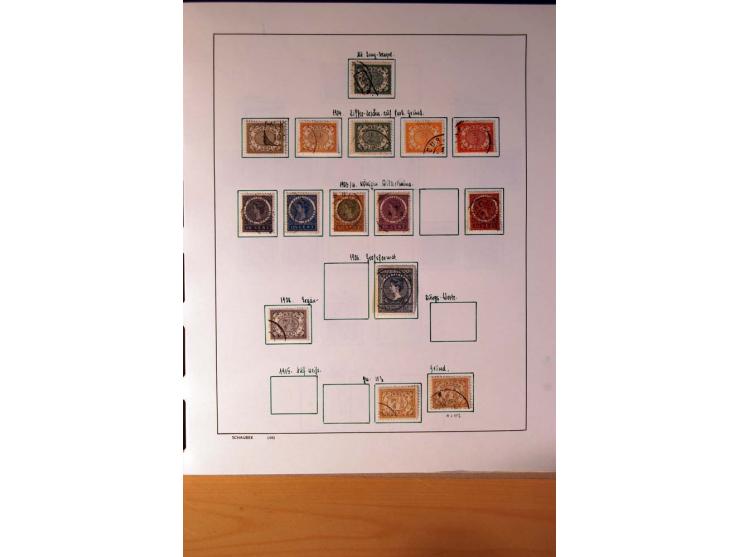 1873/1975, ungebrauchte, postfrische und gestempelte Sammlung, teils in beiden Erhaltungen mit einigen besseren im Schaubek-A