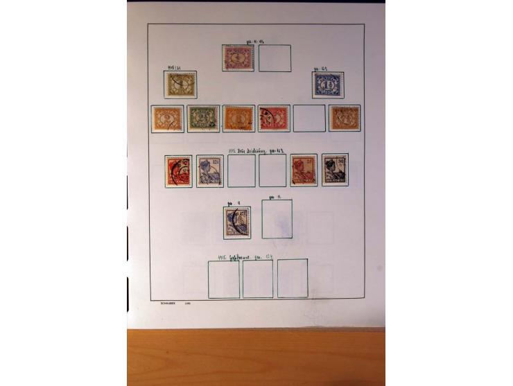 1873/1975, ungebrauchte, postfrische und gestempelte Sammlung, teils in beiden Erhaltungen mit einigen besseren im Schaubek-A