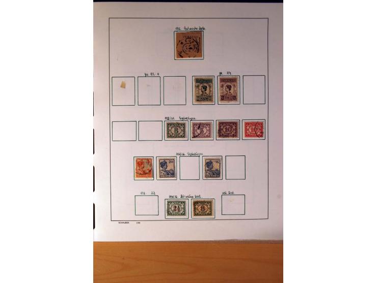 1873/1975, ungebrauchte, postfrische und gestempelte Sammlung, teils in beiden Erhaltungen mit einigen besseren im Schaubek-A