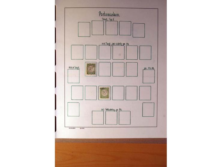 1873/1975, ungebrauchte, postfrische und gestempelte Sammlung, teils in beiden Erhaltungen mit einigen besseren im Schaubek-A
