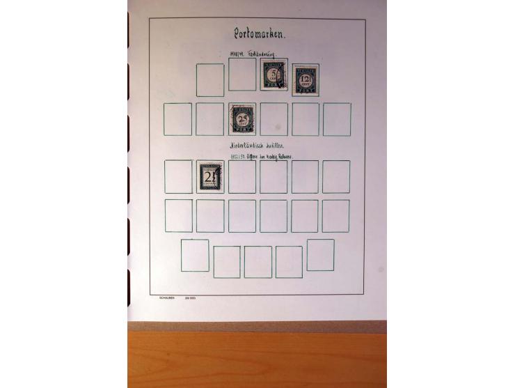 1873/1975, ungebrauchte, postfrische und gestempelte Sammlung, teils in beiden Erhaltungen mit einigen besseren im Schaubek-A