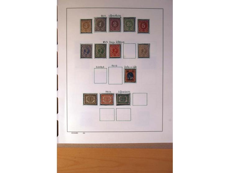1873/1975, ungebrauchte, postfrische und gestempelte Sammlung, teils in beiden Erhaltungen mit einigen besseren im Schaubek-A