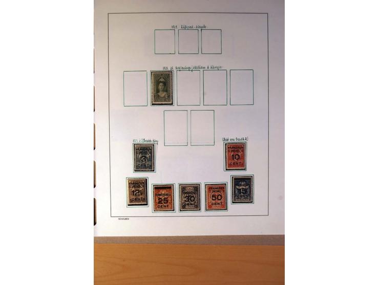 1873/1975, ungebrauchte, postfrische und gestempelte Sammlung, teils in beiden Erhaltungen mit einigen besseren im Schaubek-A