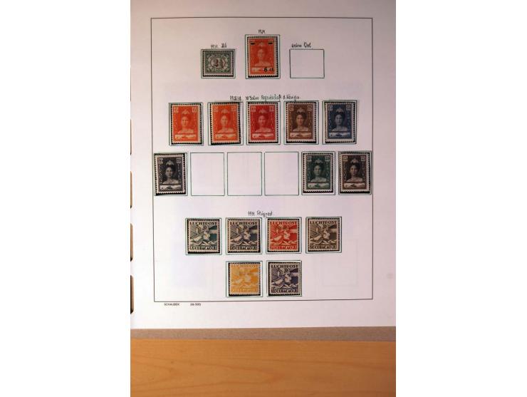 1873/1975, ungebrauchte, postfrische und gestempelte Sammlung, teils in beiden Erhaltungen mit einigen besseren im Schaubek-A