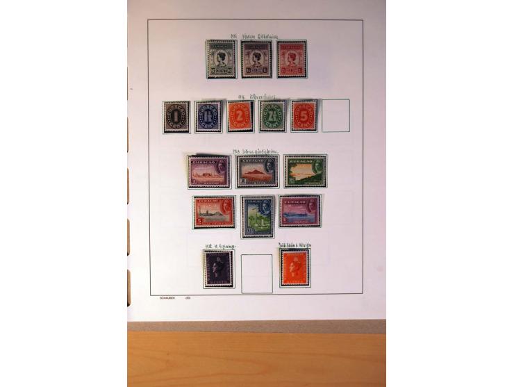 1873/1975, ungebrauchte, postfrische und gestempelte Sammlung, teils in beiden Erhaltungen mit einigen besseren im Schaubek-A