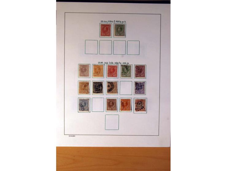 1873/1975, ungebrauchte, postfrische und gestempelte Sammlung, teils in beiden Erhaltungen mit einigen besseren im Schaubek-A