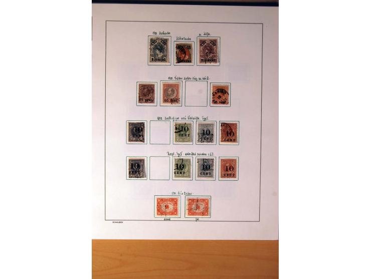 1873/1975, ungebrauchte, postfrische und gestempelte Sammlung, teils in beiden Erhaltungen mit einigen besseren im Schaubek-A