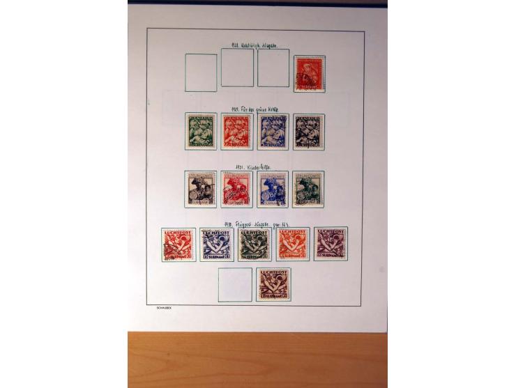 1873/1975, ungebrauchte, postfrische und gestempelte Sammlung, teils in beiden Erhaltungen mit einigen besseren im Schaubek-A