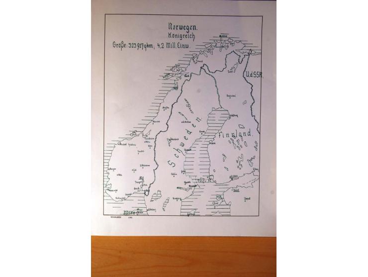1855/1976, gestempelte überkpl. Sammlung mit Dienst- und Portomarken, u.a. Mi.-Nr. 1 mit Rost-, Orts- und Nummernstempel, daz