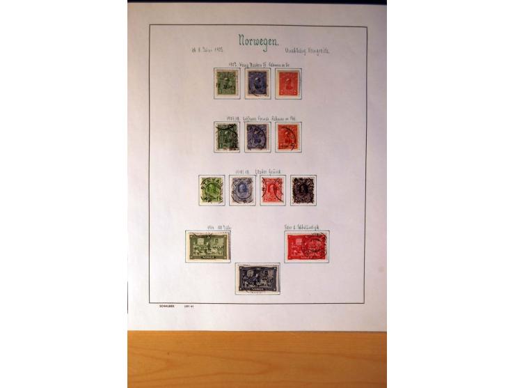 1855/1976, gestempelte überkpl. Sammlung mit Dienst- und Portomarken, u.a. Mi.-Nr. 1 mit Rost-, Orts- und Nummernstempel, daz